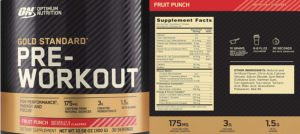 Gold Standard Pre-Workout Fruit Punch