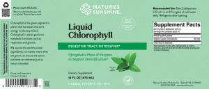 Liquid Chlorophyll Natural Mint Flavor