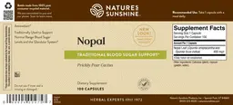 Label for Nopal