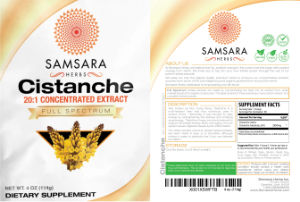 Cistanche 20:1 Concentrated Extract