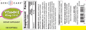 Vitamin E 45 mg (100 IU)