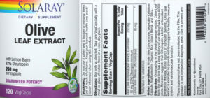 Olive Leaf Extract 250 mg