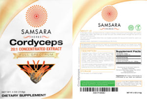 Cordyceps 20:1 Concentrated Extract