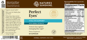 Label for Perfect Eyes
