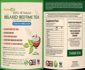 Relaxed Bedtime Tea