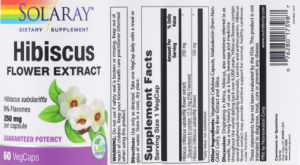 Hibiscus Flower Extract 250 mg