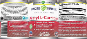 Acetyl L-Carnitine 1,000 mg