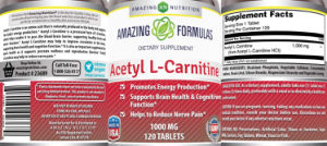 Acetyl L-Carnitine 1000 mg