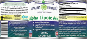 Alpha Lipoic Acid 300 mg