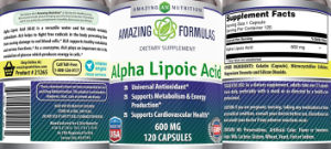 Alpha Lipoic Acid 600 mg