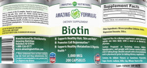 Biotin 5,000 mcg