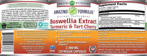 Boswellia Extract Turmeric & Tart Cherry