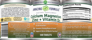 Calcium Magnesium Zinc + Vitamin D3