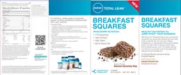 Label for Breakfast Squares Oatmeal Chocolate Chip