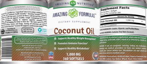 Coconut Oil 1,000 mg