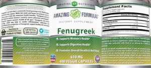 Fenugreek 610 mg