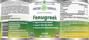 Fenugreek 610 mg