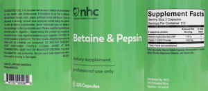 Betaine & Pepsin