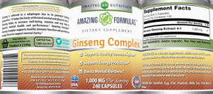 Ginseng Complex 1,000 mg