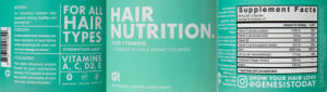 Hair Nutrition.