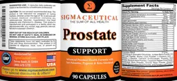 Label for Prostate Support