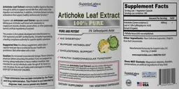 Label for Artichoke Leaf Extract