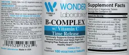 Label for B-Complex w/ Vitamin C