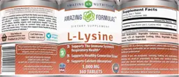 L-Lysine 1,000 mg