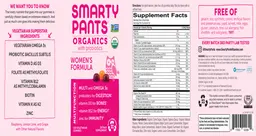Label for Women's Formula
