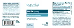 Label for DHEA 50 mg