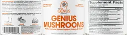 Label for Genius Mushrooms