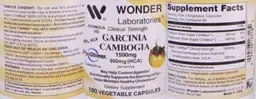 Label for Clinical Strength Garcinia Cambogia 1500 mg