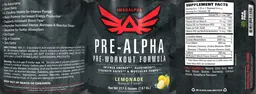 Label for Pre-Alpha Lemonade