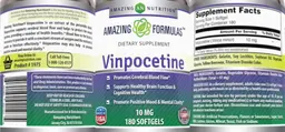 Label for Vinpocetine 10 mg