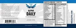 Label for Alpha Daily