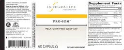 Label for Pro-Som