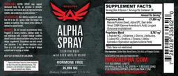 Label for Alpha Spray
