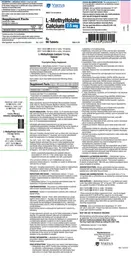 Label for L-Methylfolate Calcium 7.5 mg