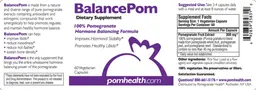 Label for BalancePom