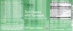 Label for Tart Cherry with Turmeric