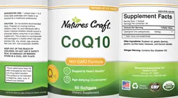 Label for CoQ10