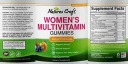 Label for Women's Multivitamin Gummies