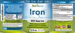 Label for Iron 30 PPM