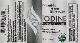Label for Iodine
