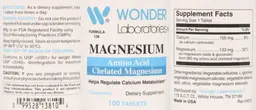 Label for Magnesium