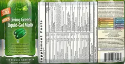 Label for Men's Living Green Liquid-Gel Multi
