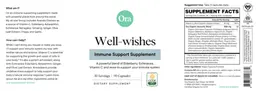 Label for Well-Wishes
