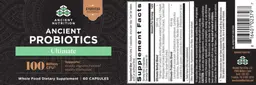 Label for Ancient Probiotics Ultimate