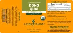 Label for Dong Quai
