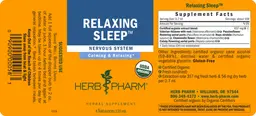 Label for Relaxing Sleep